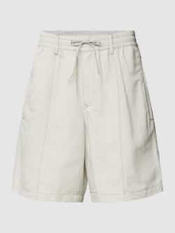 Emporio Armani Beige Linnen Twill Shorts Beige Heren