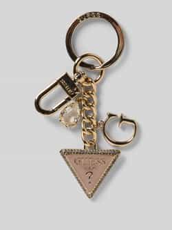 Guess Sleutelhanger met labeldetails