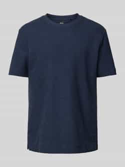 Boss T-shirt met labelstitching model 'Taut'