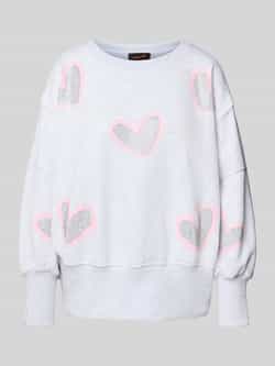 Miss goodlife Oversized sweatshirt van puur katoen met motiefprint