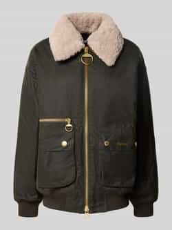 Barbour Regular fit bomberjack van puur gewaxt katoen model 'MAXINE'