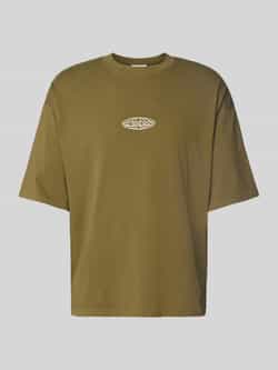 REVIEW Oversized T-shirt met labelstitching