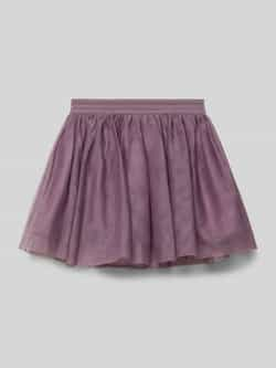 Name it MINI midi rok Paars Meisjes Polyester Effen 116