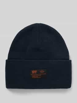 Superdry Beanie met labelpatch model 'WORKWEAR'