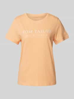 Tom Tailor T-shirt met labelstitching