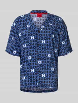 HUGO Relaxed fit vrijetijdsoverhemd van pure viscose model 'CALAL'