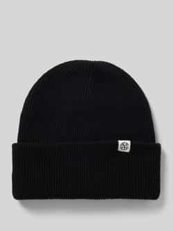 MSCH Copenhagen Beanie van wol met labelpatch