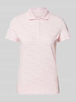 Christian Berg Woman Regular fit poloshirt met structuurmotief