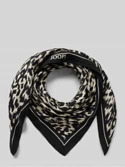 Joop! Sjaal van viscosemix met labeldetail model 'Amy'