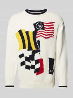 Gant Gebreide pullover met ronde hals