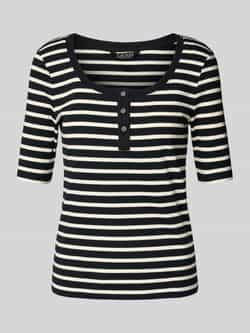 Lauren Ralph Lauren T-shirt met knoopsluiting model 'CHADIA'