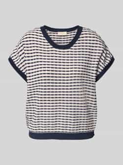 FREE QUENT Gebreid shirt met ronde hals model 'DODO'