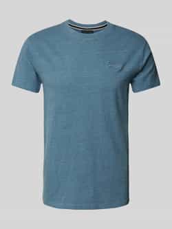 Superdry T-shirt met labelstitching