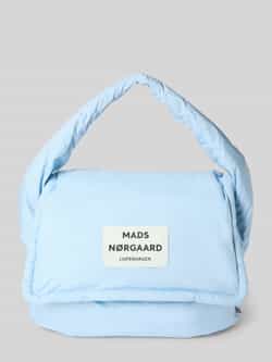 MADS NØRGAARD Handtas met labelpatch en hengsel