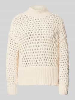 Only Regular fit gebreide pullover met broderie anglaise model 'BILLIE'