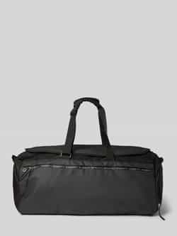 Bugatti Weekendtas met labeldetails model 'Blanc Delight'