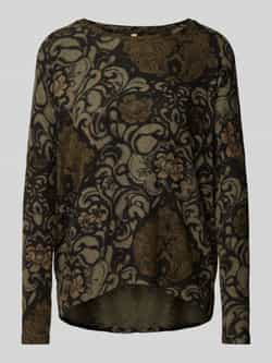 Soyaconcept Shirt met lange mouwen van viscosemix met ronde hals model 'BIARA'