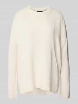 Armani Exchange Oversized gebreide pullover met ribboorden