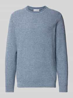 Selected Homme Gebreide pullover met structuurmotief model 'ROSS'