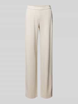TONI Wide leg stoffen broek met achterzakken model 'Jenny'