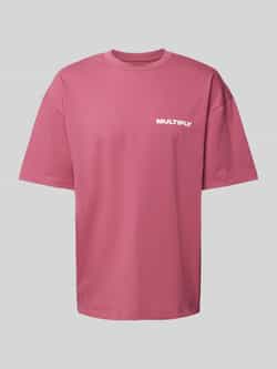 Multiply Apparel Oversized T-shirt met labelprint