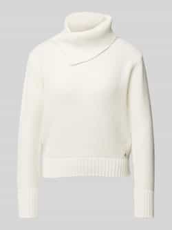 Monari Gebreide pullover met opstaande kraag