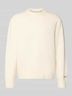 Jack & jones Gebreide pullover met labelstitching model 'NORREBRO'