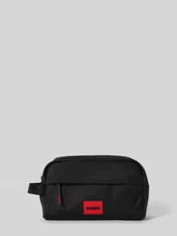 HUGO Toilettas met labelpatch model 'ETHON 3.0'