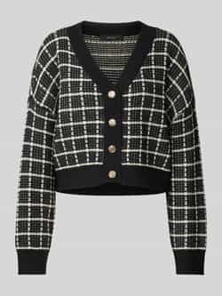Vero Moda Gebreid jack met extra brede schouders model 'KIA'
