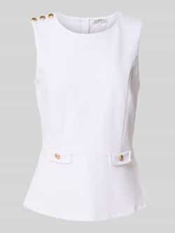 Guess Top met ronde hals model 'AMBRE PEPLUM'
