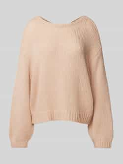 Boss Orange Gebreide pullover met extra brede schouders model 'Fobain'