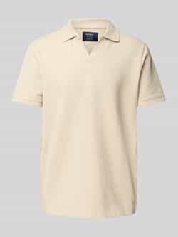 MCNEAL Regular fit poloshirt met V-hals