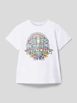 Rip Curl T-shirt met label- en motiefprint