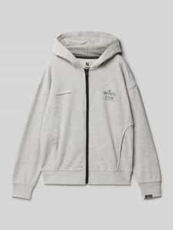 Garcia Sweatjack met label- en statementprint