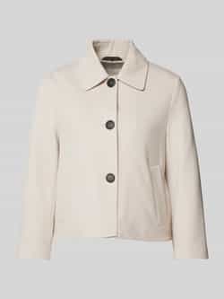 Windsor Klassieke Blazer met Overhemdkraag White Dames