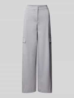 Ichi Baggy fit stoffen broek met cargozakken model 'IMONSE'