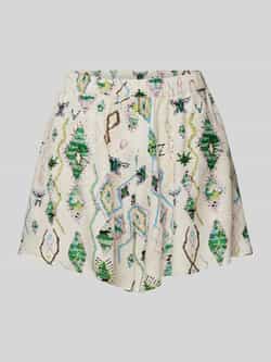 JAKE*S STUDIO WOMAN Loose fit bermuda met elastische band