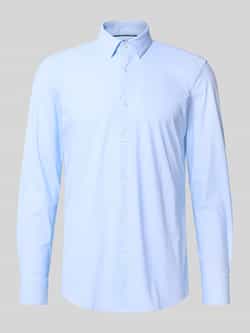 Boss Slim fit shirt van elastische jersey model 'Style P-HANK-S-KENT-C1-222'