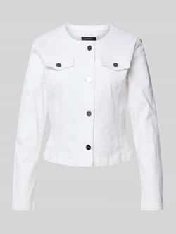 Comma Jeansjack met strookzakken