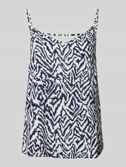 Only Top met bandjes en all-over print model 'NOVA LIFE PARIS'