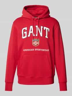 Gant Hoodie met labelprint