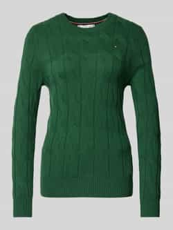 Tommy Hilfiger Regular fit gebreide pullover van pure wol