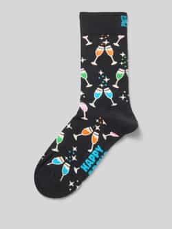 Happy Socks Sokken met motiefstitching model 'Cheers'