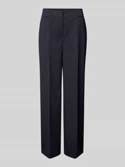 comma Regular fit stoffen broek met persplooien