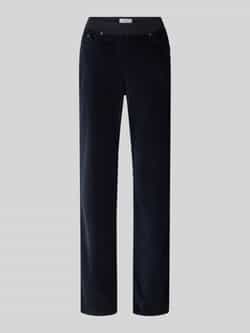 Raphaela By Brax Flared fit corduroy broek met viscose model 'PAMINA'