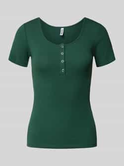 Pieces Slim fit T-shirt van katoenmix model 'KITTE'