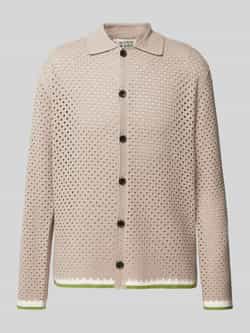 Scotch & Soda Gehaakte Vest met Lange Mouwen Gray Heren