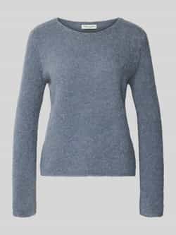 Marc O'Polo Regular fit gebreide pullover van scheerwolmix met alpaca