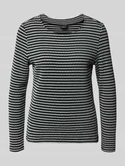 S.Oliver BLACK LABEL Regular fit shirt met lange mouwen en structuurmotief