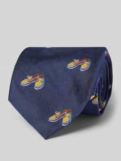 Polo Ralph Lauren Zijden stropdas met motiefstitching